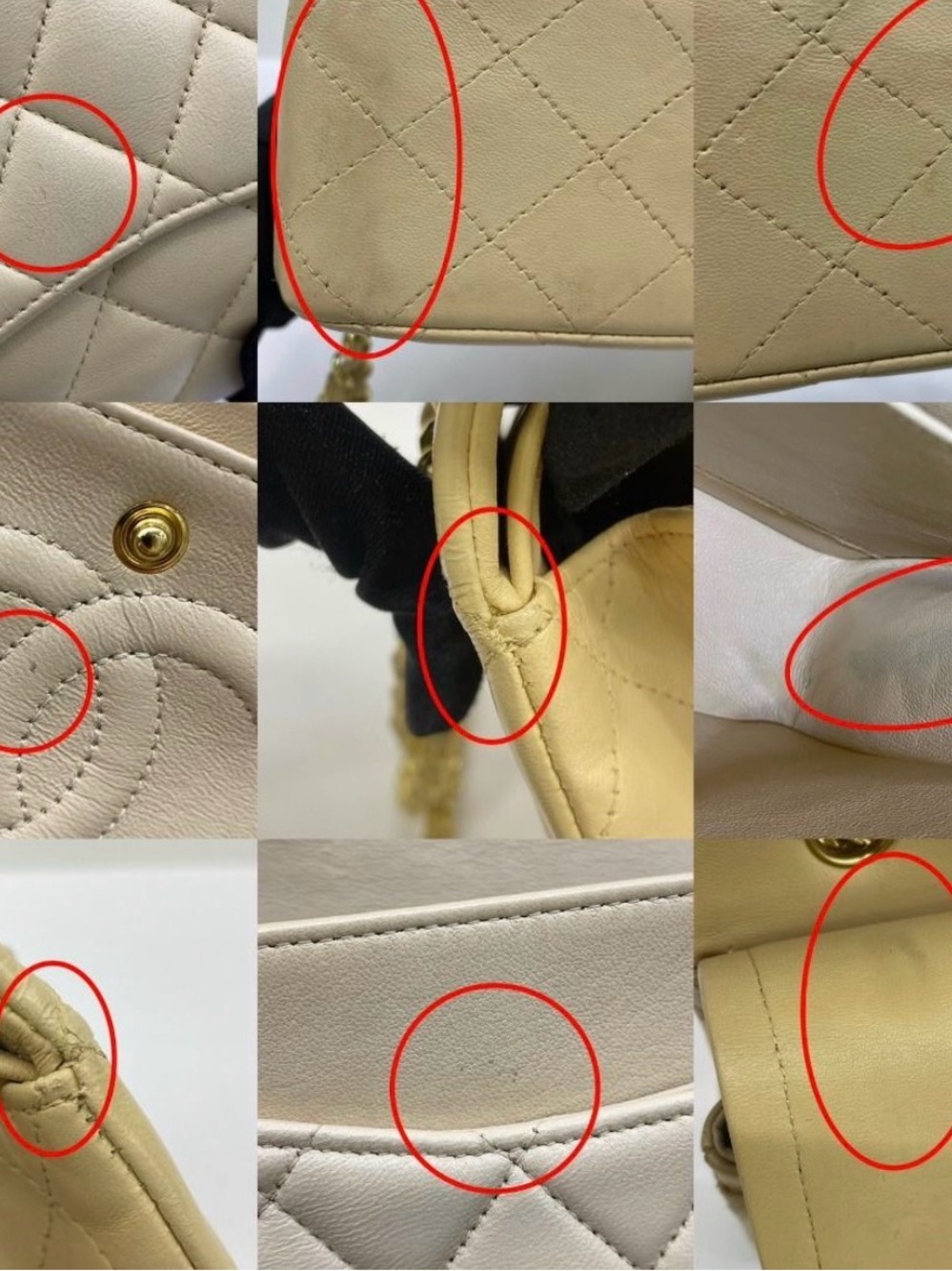 CHANEL Quilted Shoulder Bag in Beige with Gold Hardware - Picture 9 of 9